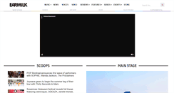 Desktop Screenshot of earmilk.com